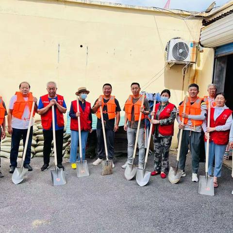 傅家村开展防汛应急演练