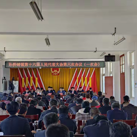 孙铁铺镇胜利召开第十六届人民代表大会第六次会议