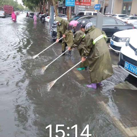 广平执法局：“以雨为令”保障排水畅通