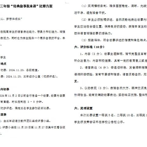 故事盛筵 星语绮梦 —凌河小学三年级“经典故事我来讲”活动纪实