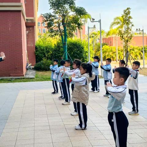 滨九新埠岛学校武术课堂纪实（三十）