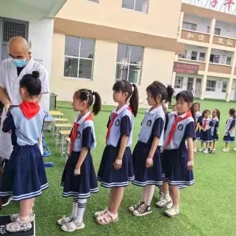 体检护航 健康成长——商丘市第一回民小学平原路校区组织学生进行健康体检