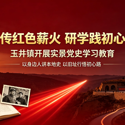 银发宣讲忆烽火 实景研学润初心——玉井镇邀请老党员贾忠权开展山阴红色研学实践活动