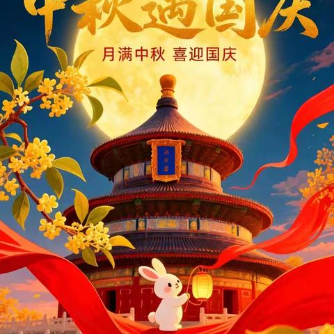 “月满中秋，喜迎国庆” 永清县别古庄镇中学 2025年放假通知