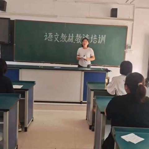 狼城岗镇南北街村小学“小学语文教材教法”培训会