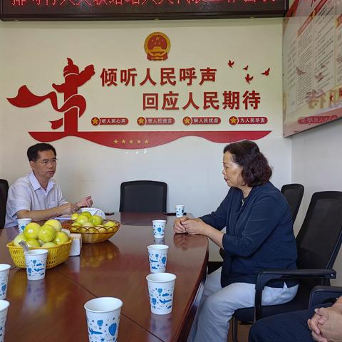 茂名市人大常委会党组副书记、副主任黄玉华率队到坡心镇调研“百县千镇万村高质量发展工程”工作