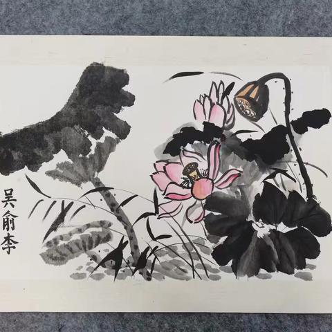 少年宫优秀学员吴俞李国画作品展