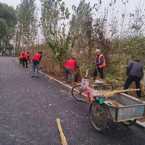 开河村开展环境大整治，提升村容村貌，为村民提供良好的生活环境。