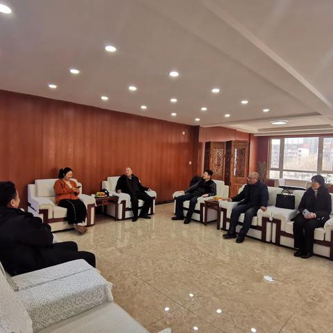 沈阳军民融合发展促进会会长白巍一行走访辽宁景瀚建设有限公司