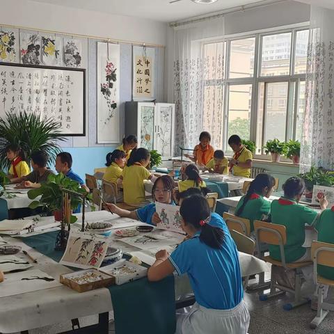 传承中华文化，提升学生素养——中国画社团展示