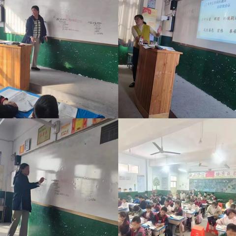【全环境立德树人】听课磨砺促花开，三尺讲台展风采——郑店镇樊屯小学听评课活动