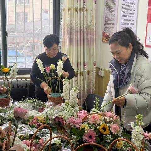 以花为名 致敬芳华——高陵区金融服务中心庆祝三八国际妇女节插花活动