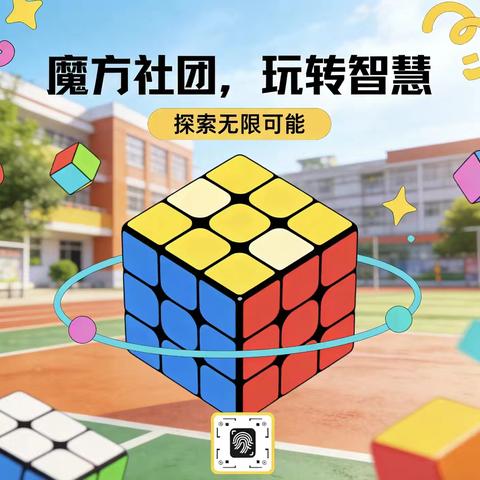 转动魔方，点亮思维——魔方社团学期末总结