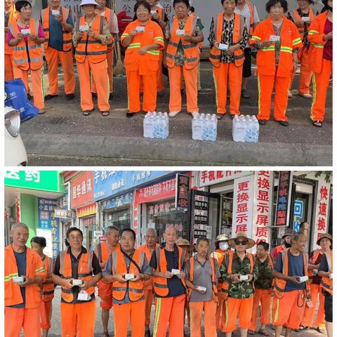 战高温斗酷暑，环卫防线不松懈