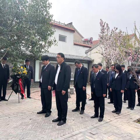 缅怀革命先烈  传承红色精神——白寨镇开展贾英杰革命事迹纪念活动