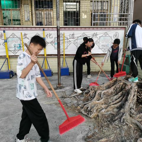 麻榨中学开展劳动教育实践活动