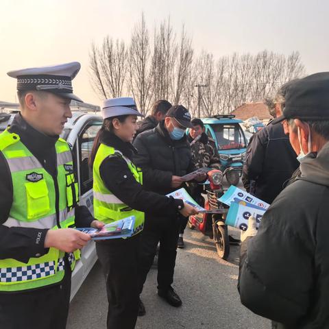 开发区大队走进新习乡开展交通安全宣传活动