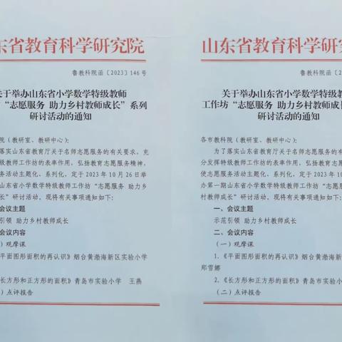 “志愿服务 助力乡村教师成长”——丁庄镇薛庄小学参加山东省小学数学特级教师工作坊研讨活动