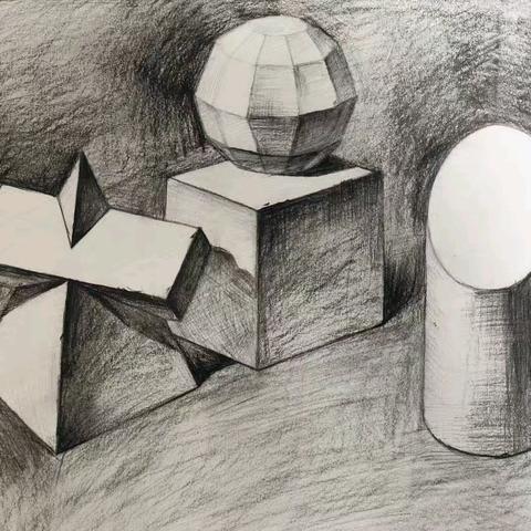 卢龙画室初中素描基础班