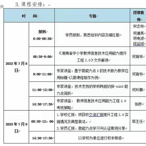 在信息潮流中前行——2023年汝城县中小学教师信息技术2.0培训