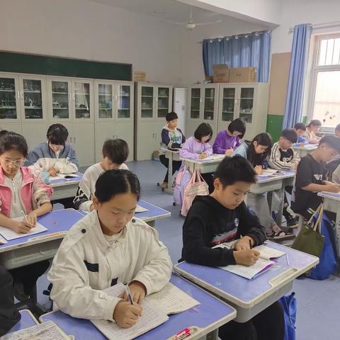 北高镇中心校辛寨小学   规范字书写测试