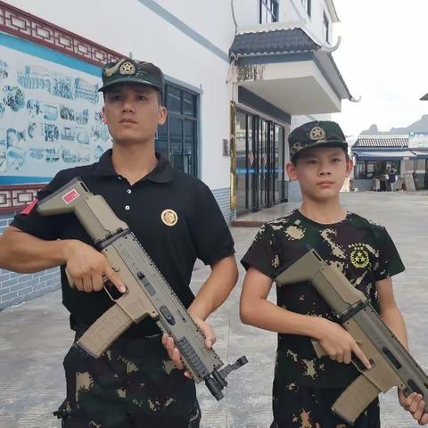 广西鑫达“少年军校”夏令营来宾营第二期开营啦！