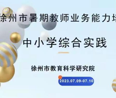 实践中磨砺   研思中成长 ——经开区小学综合实践活动暑期培训纪实