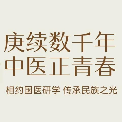 庚续数千年 中医正青春丨国医新研学 为孩子们打开中医的大千世界！