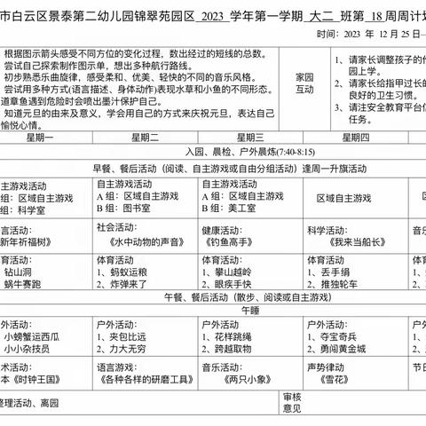 大二班第18周活动分享