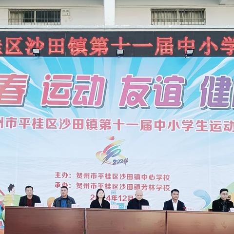 沙田镇中小学生运动会 盛大开幕，青春激情点燃 冬日赛场