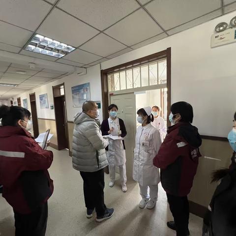区卫健局、区疾控督导区医院院感防控工作