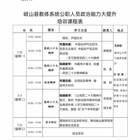 持之以恒正师风  用心用情铸师魂——祝家庄九年制学校公职人员政治能力大提升培训活动纪实