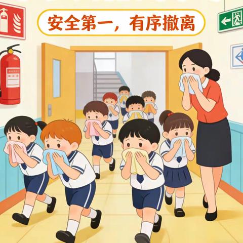 校社联动练真功 萌娃解锁消防疏散技能