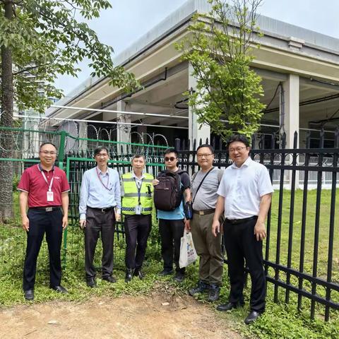 香港水务署及深圳湾管制站物业管理单位走访深圳湾口岸管理服务中心