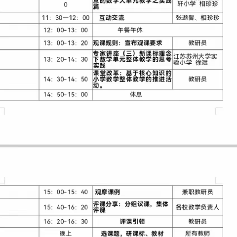 研中学 学中思 思中乐----大庄头小学数学组暑期培训活动