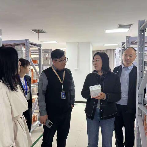 市局赴医疗器械委托贮存，配送企业开展调研