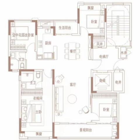 【建发玖洲和玺】（二期）143㎡户型讲解