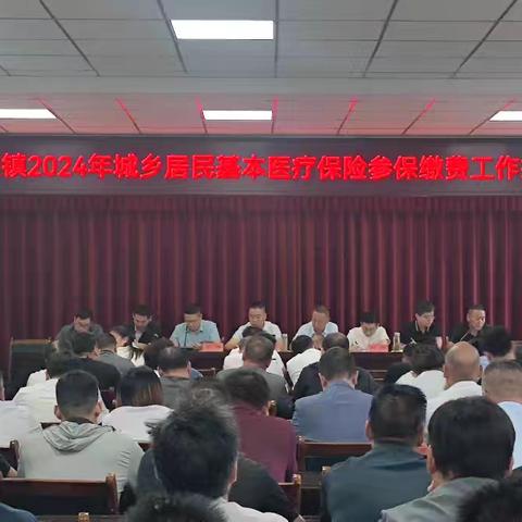 米粮镇召开2024年城乡居民基本医疗保险参保缴费工作推进会