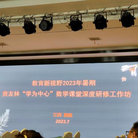 “数”你精彩  笃“学”前行——记教育新视野2023年暑假小学数学教师核心能力深度研修活动