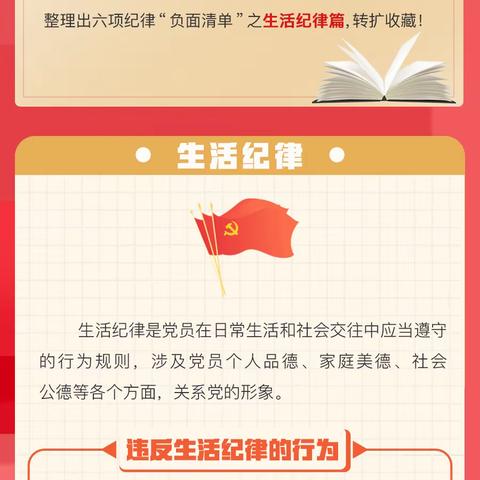 党纪学习教育·学习问答 六项纪律“负面清单” | 生活纪律篇