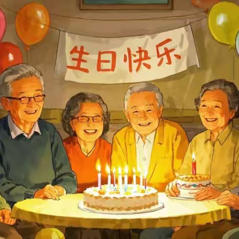 相约你我生辰 共享温暖晚年