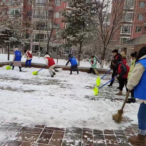 【蒙速办•呼宜办•帮办代办】清雪除冰便民行，齐心协力暖人心