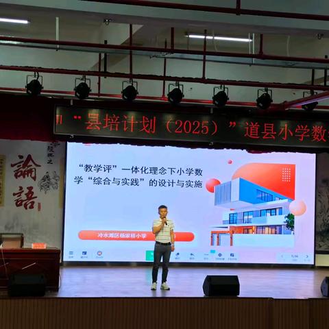 道县小学数学综合实践领域核心素养能力提升培训