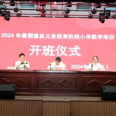 探数学之奥秘，深钻研促成长 ——2024年暑期道县义务教育阶段小学数学培训