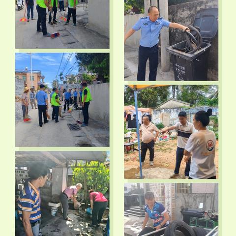 黎丰村党总支部开展“爰国卫生运动、环境卫生整治、健康知识宣传”主题党日活动