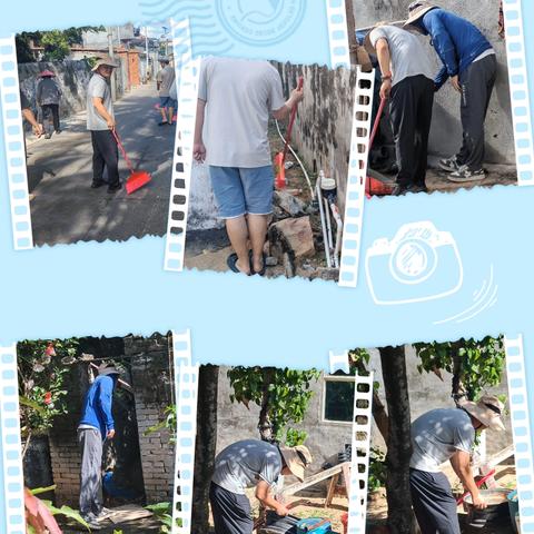 黎丰村党总支部开展“爰国卫生运动”主题党日活动