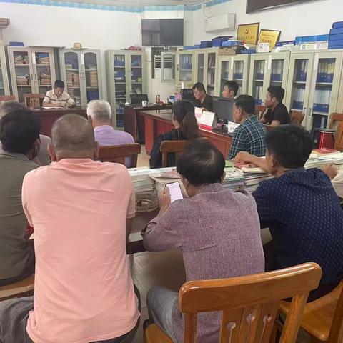 黎丰村召开防洪防汛动员部署会