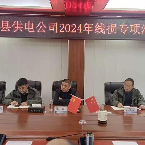 鹿邑公司召开2024年线损治理推进会