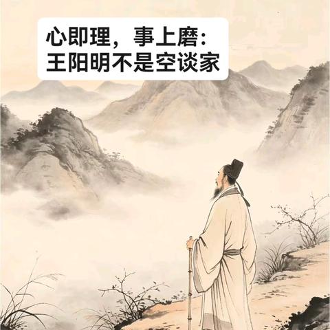 心即理，事上磨：王阳明不是空谈家