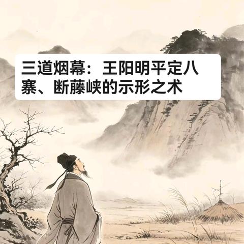 三道烟幕：王阳明平定八寨、断藤峡的示形之术